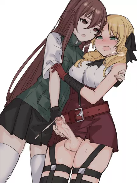 Holding her (Anoshabu) [Original]