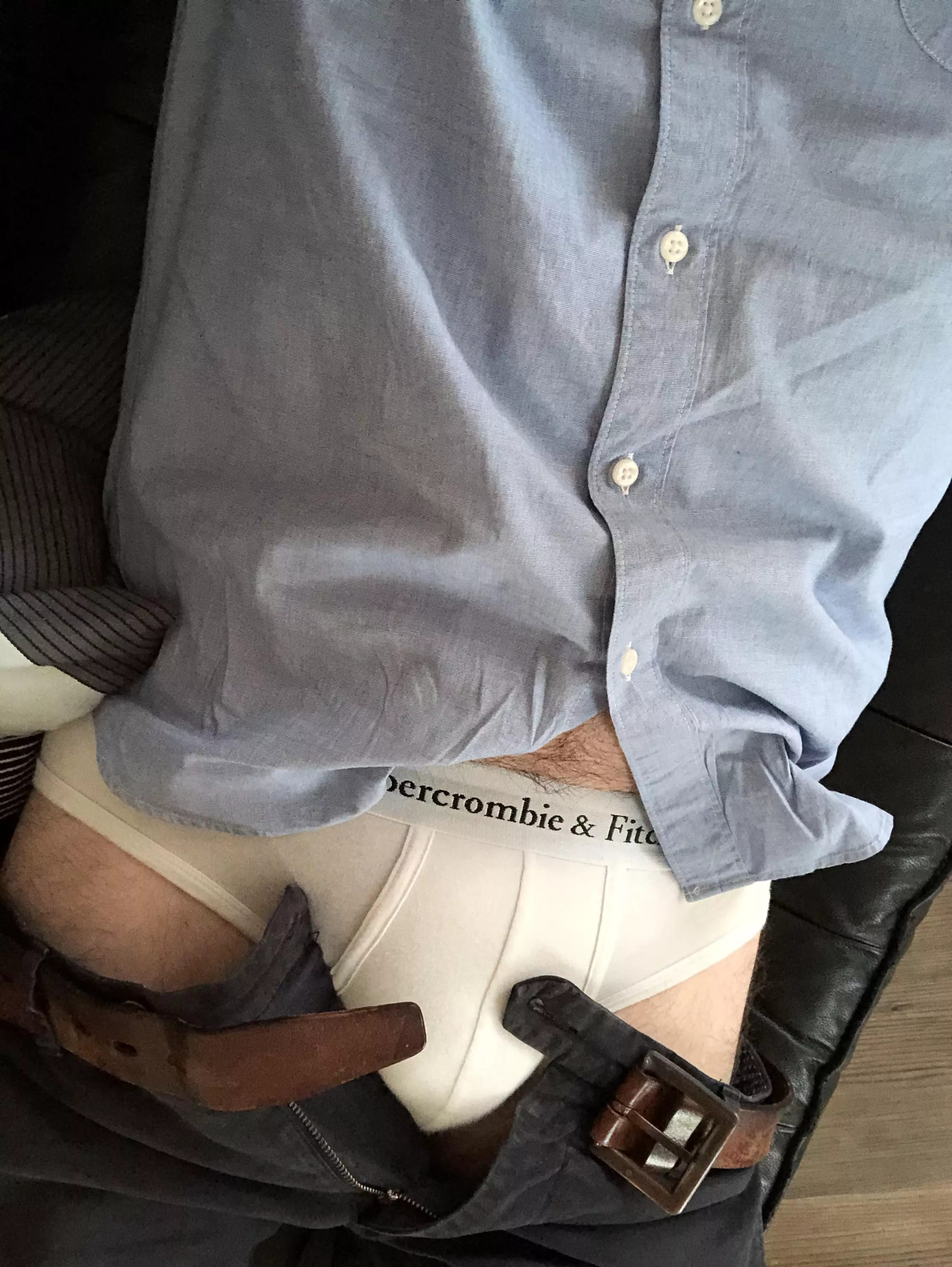 Home from Casual Friday in the office. At 41, I’m too old for A&F now I think. Thing is, my kids won’t wear A&F either as it’s not deemed cool enough anymore (and my sons don’t wear briefs either) (41) Home from Casual Friday in the office. At 41, I’m too old for A&F now I think. Thing is, my kids won’t wear A&F either as it’s not deemed cool enough anymore (and my sons don’t wear briefs either) (41)