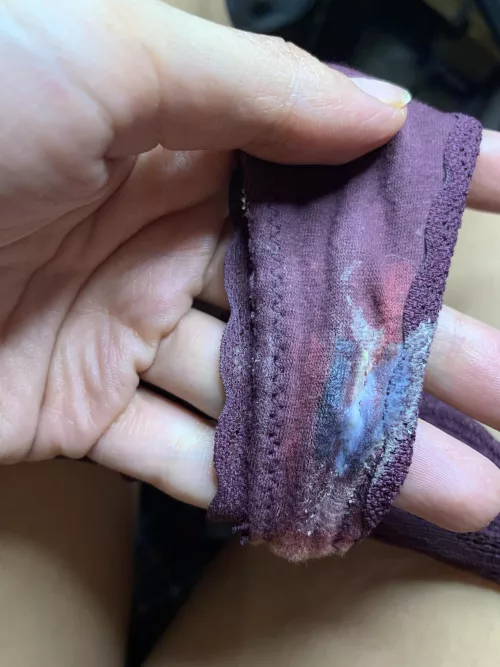 Hope you don’t mind my wet little panties