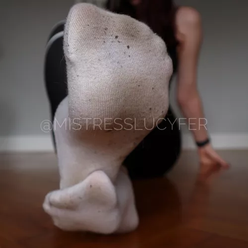 How about dirty white socks? 🥵