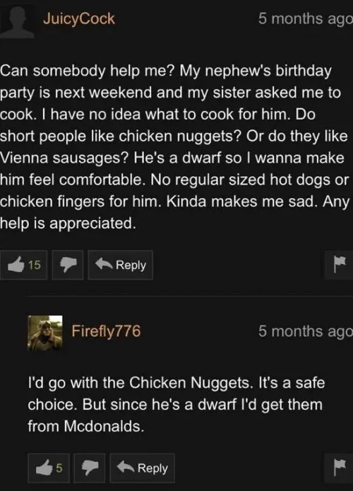 Hungry after long fap