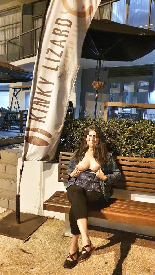 I ask you, could you just walk past that sign? (F)