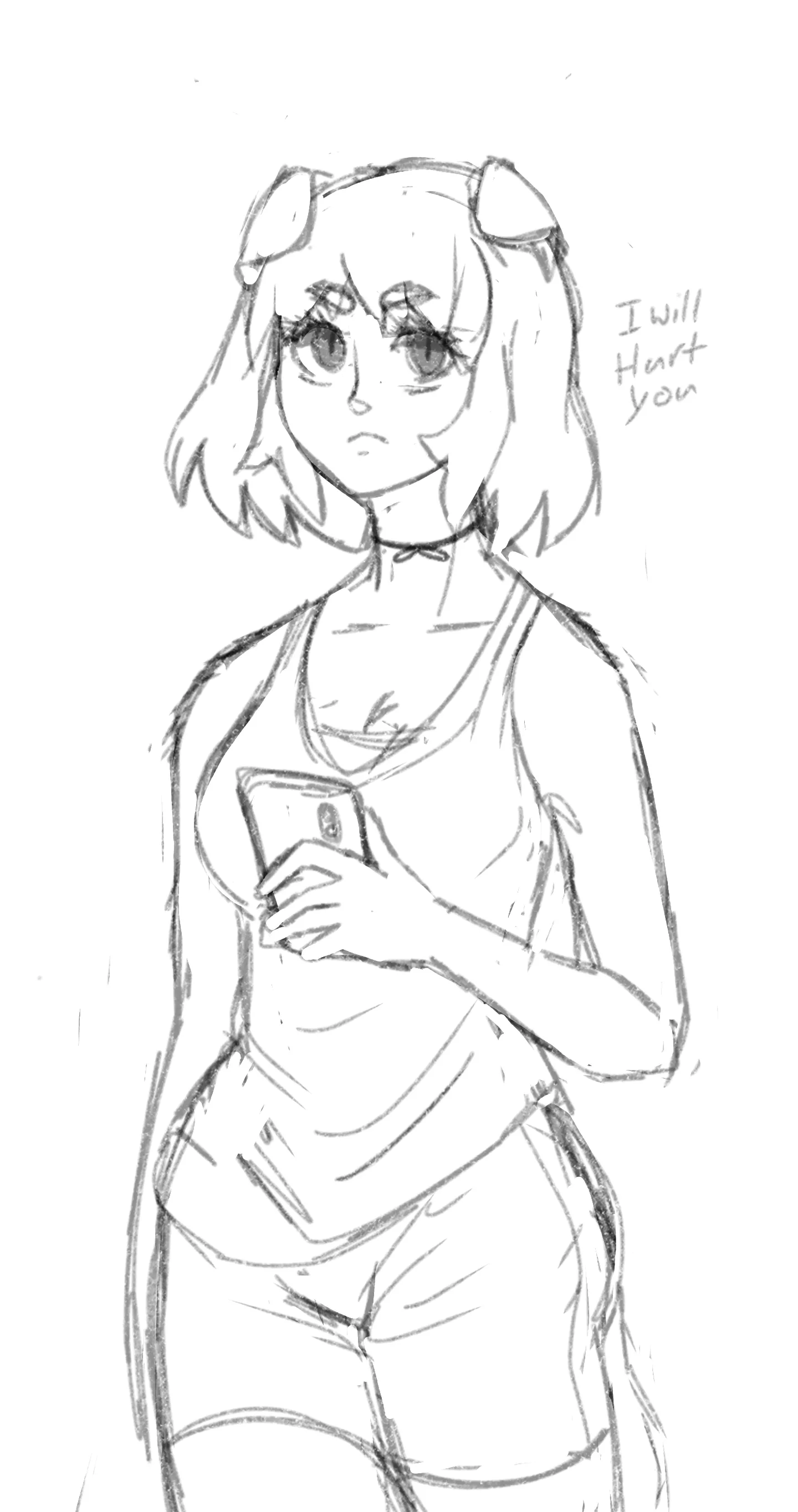 I blame my friend and the Click for this. She kept bothering me to make a furry oc (I'm not a furry) and click further persuaded me. Also let me know if I should color it. I blame my friend and the Click for this. She kept bothering me to make a furry oc (I'm not a furry) and click further persuaded me. Also let me know if I should color it.