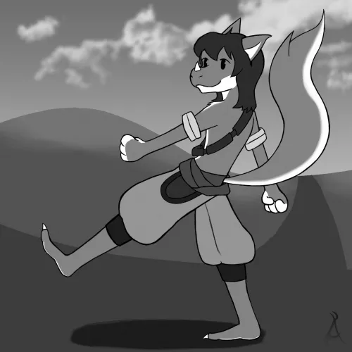 I did my secondary sona as a character from the 30s, an idea a friend gave me, so I decided to do XD