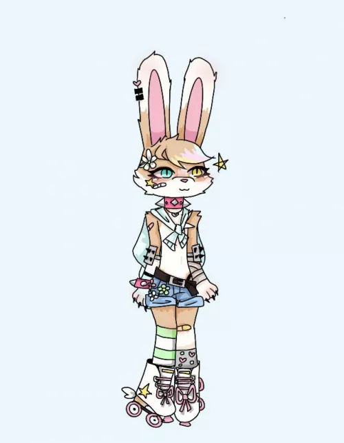 I drew my main sona… I know I’m not as talented as some of the other artists on here, but I still want to share :)