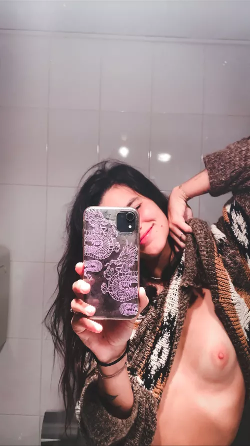 i feel so much tickles on my boobies! don't touch them! 🥰