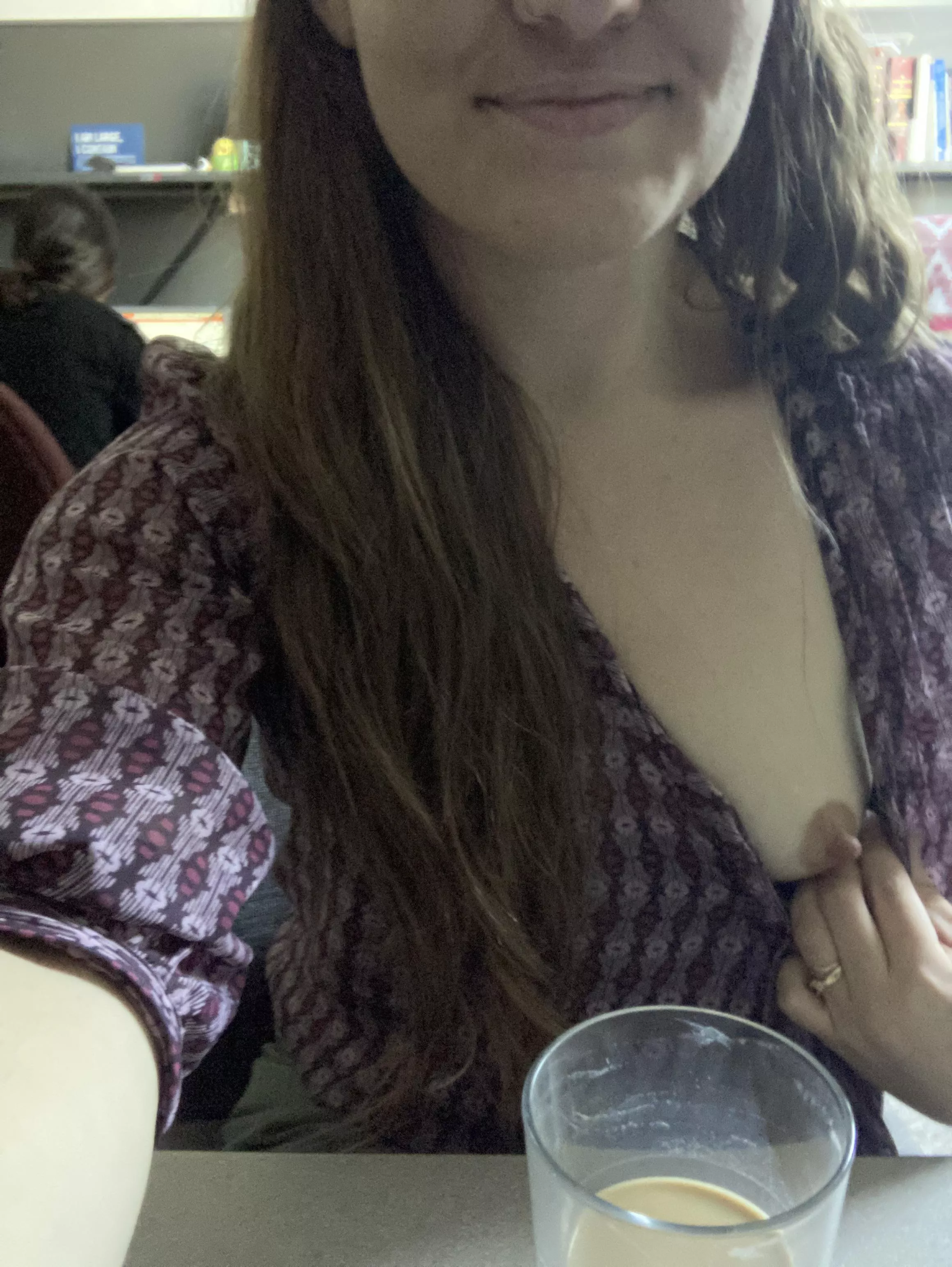 I havenโt managed to get any alone time this morning, but I still was able to snap a titty Tuesday pic ๐
I havenโt managed to get any alone time this morning, but I still was able to snap a titty Tuesday pic ๐