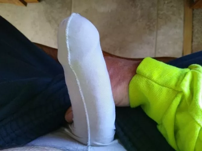 I just cant contain him no more. He desperately needs that female touch and feel...