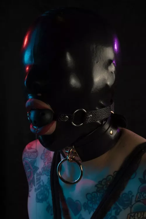 I LOVE to be tied, gagged and blind. 📸: Kristopher Koffin