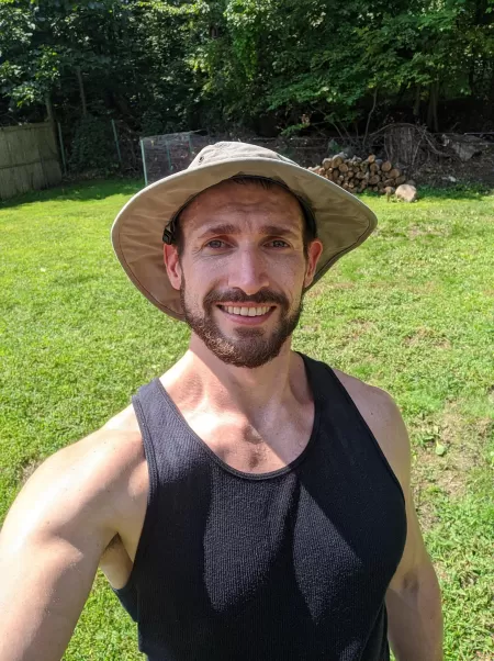 I think this is my official lawn mowing hat 🤠