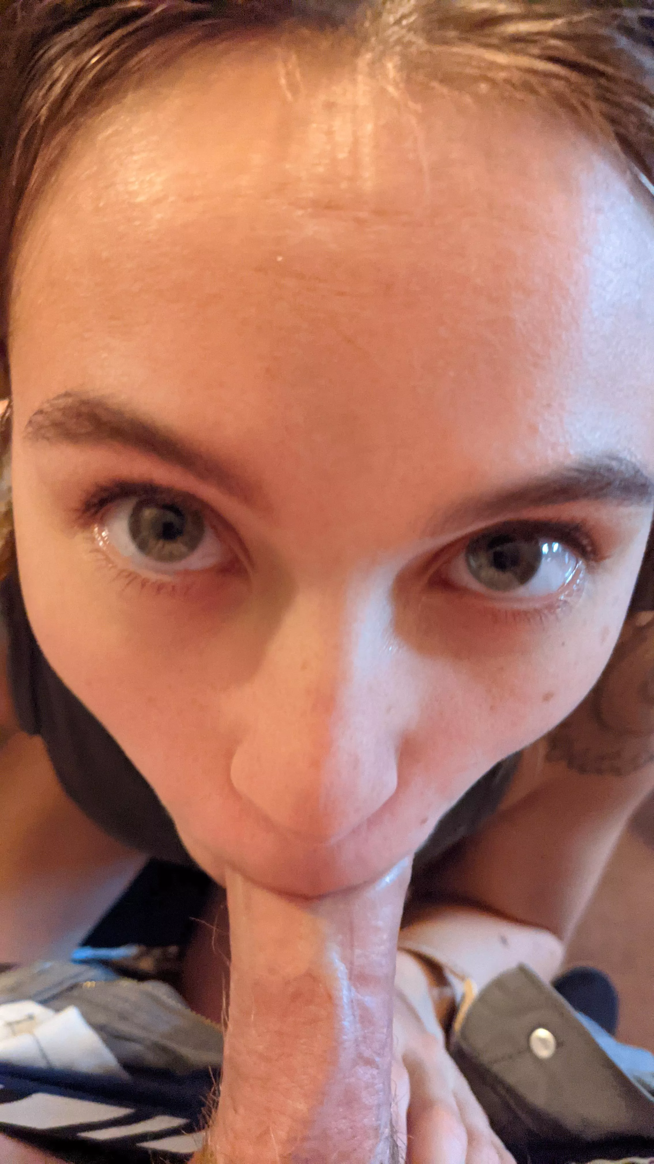 I won't break eye contact until you cum 😏💦