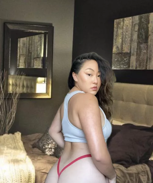 Ideas to make my red G string disappear? 😉