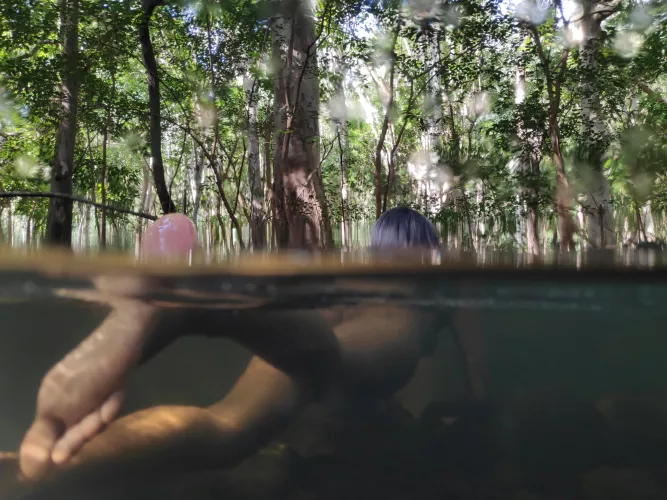 If you swim with me across the river, my body is yours to do whatever you want with