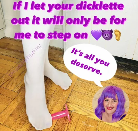 I’ll let you out, but you won’t enjoy it…💜😈💜