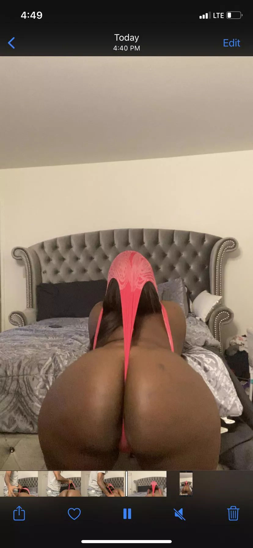 I’m bringing ghetto booty to the community! Come watch more of my big chocolate ass in wedgies !!