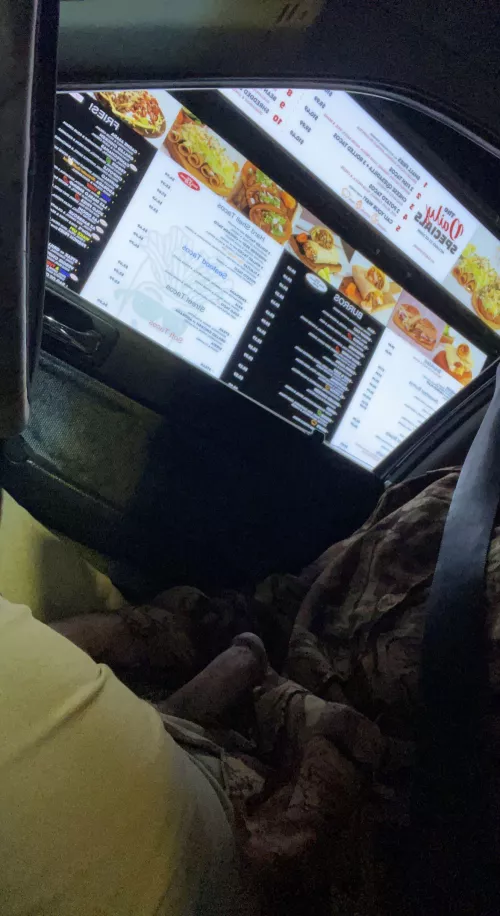 In the drive through, who’s hungry ?