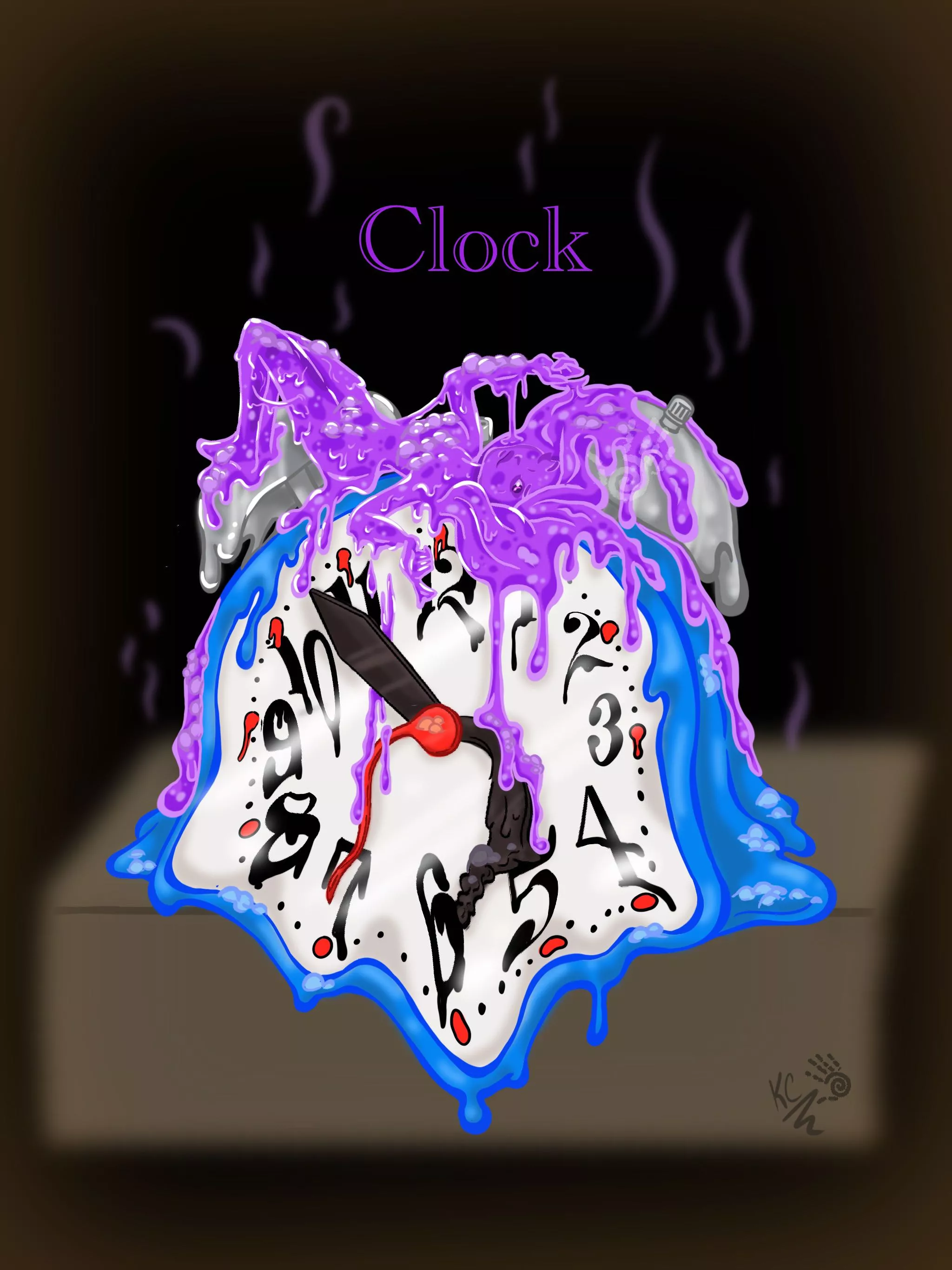 INKTOBER Slime Girl Edition: Clock - Oct 08 (I am really late with posting these to Reddit so plz bare with me thx) INKTOBER Slime Girl Edition: Clock - Oct 08 (I am really late with posting these to Reddit so plz bare with me thx)