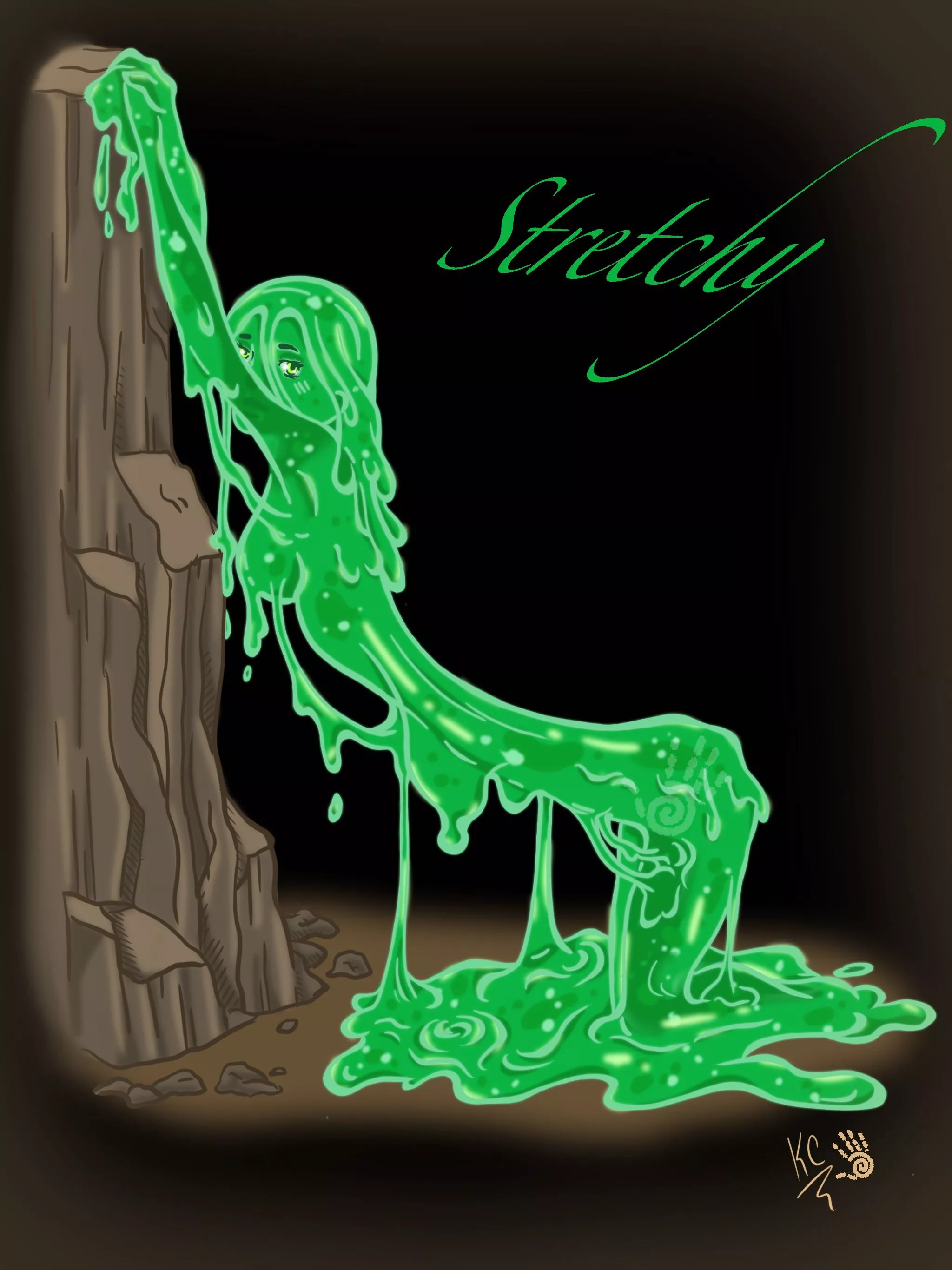 INKTOBER Slime Girl Edition: Stretchy- Oct 07 (I am really late with posting these to Reddit so plz bare with me thx) INKTOBER Slime Girl Edition: Stretchy- Oct 07 (I am really late with posting these to Reddit so plz bare with me thx)