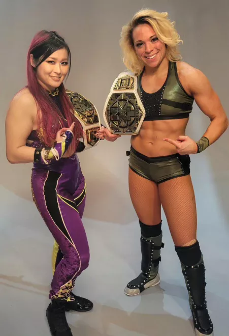 Io Shirai and Zoey Stark