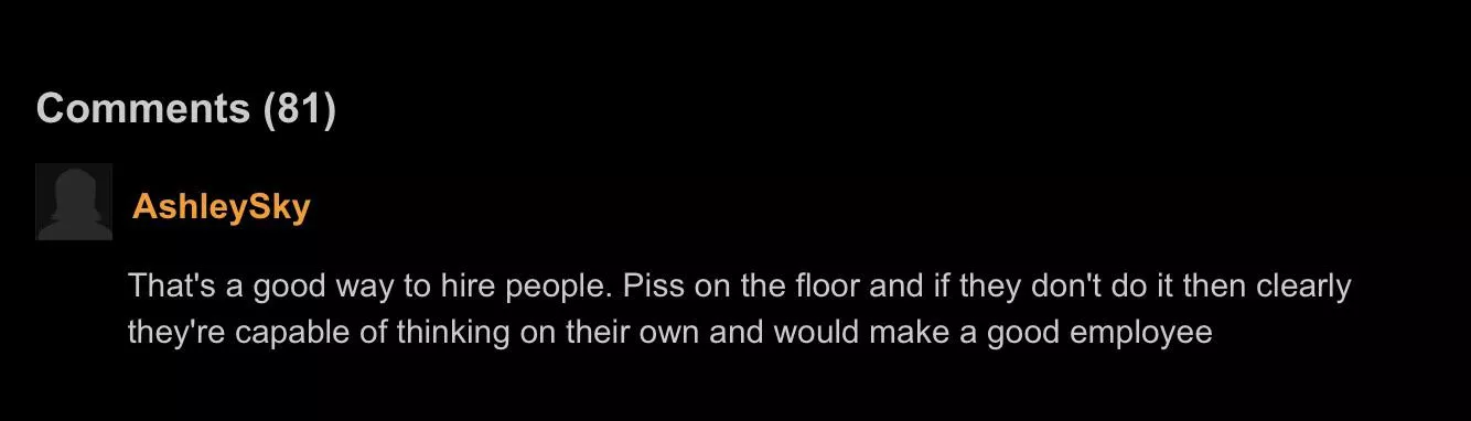 it makes sense