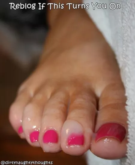 It turns me on, to ruin my orgasm on her feet and then to lick them clean