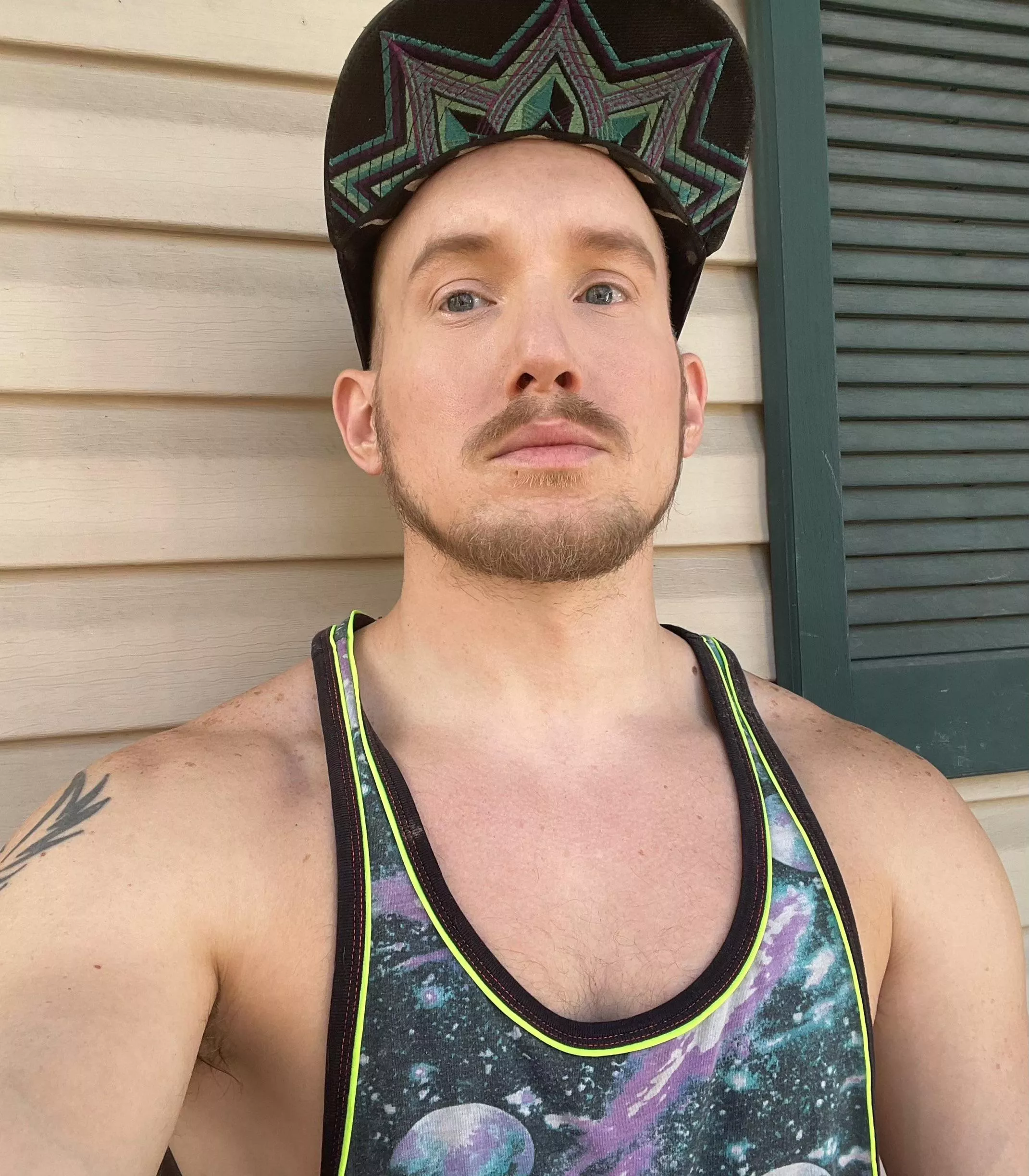 It’s kinda nice today. Couldn’t resist busting out a tank top for the occasion.