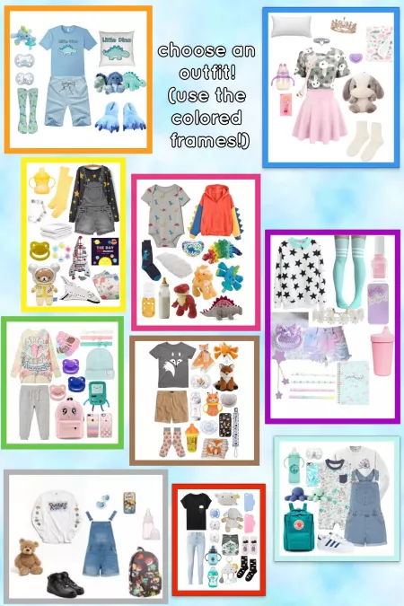 🥰 It's that time again! Mommy gets you dressed for the day, choose an outfit! 🎉