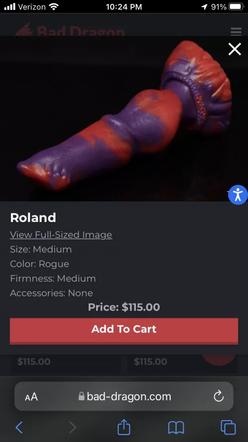 Just ordered my second Bad Dragon