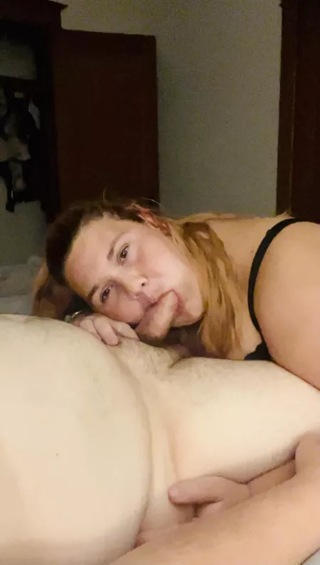 Just over here thinking about the next cock I can have shoved down my throat. 🤤