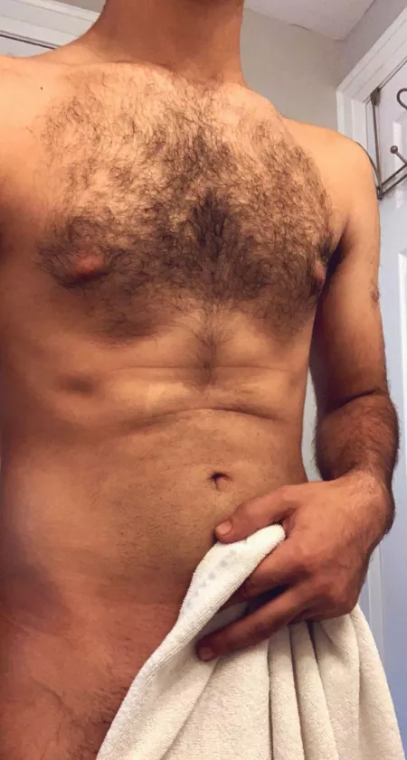 Just showered the chest