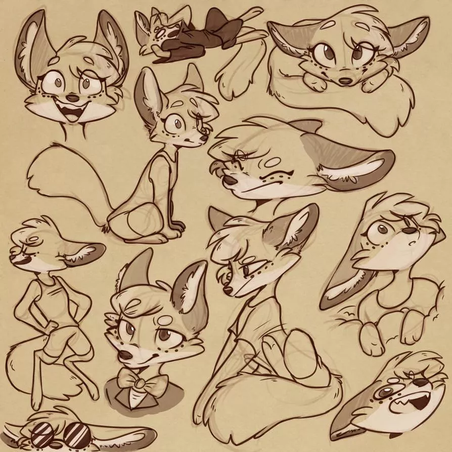 Just some good ole sketches of Vix from 2017... Art was done by my amazing and talented girlfriend over on Twitter (ambersmagical or CherriedFox)!! Just some good ole sketches of Vix from 2017... Art was done by my amazing and talented girlfriend over on Twitter (ambersmagical or CherriedFox)!!