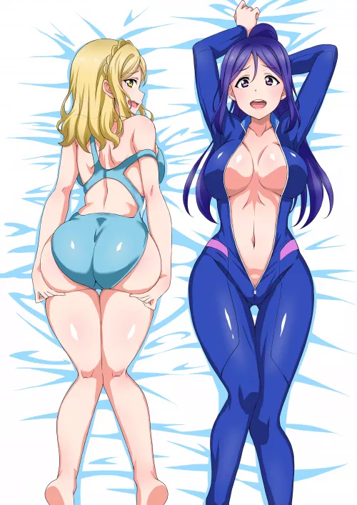 Kanan And Mari Swimsuit Fun (Kotokoto) [Love Live!]