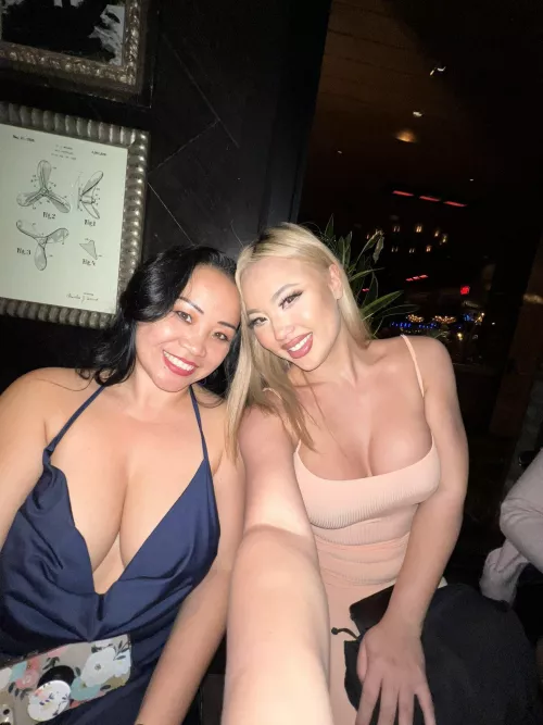 Kazumi and her mom at a bar trying to pick up a lucky young dude for them to fuck