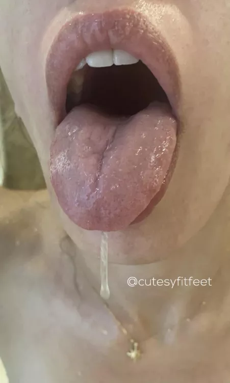 Lap it up like a good boy 😋