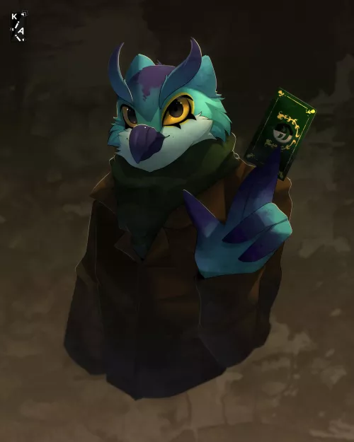 Let me introduce this owl as the most famous phantom thief | art by KiaiTheStar (Tg)