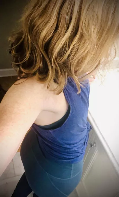 Letting my hair down.