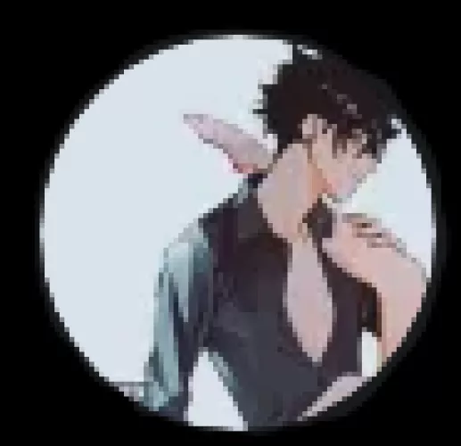 LF Color Source: 1boy, 1girl, black hair, leg grab, leg on shoulder