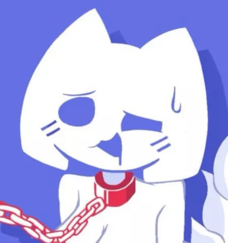 LF Color Source: 1girl, blushing, sweat, collar, chain, discord, meme