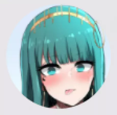 LF Color Source: 1girl, cyan hair, wide eyes, cyan eyes, yellow hairband