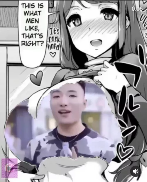 LF Mono Source: 'This is what men like, That's right?', 'it's rock hard', 'blushing', 'big breast', 'long hair'