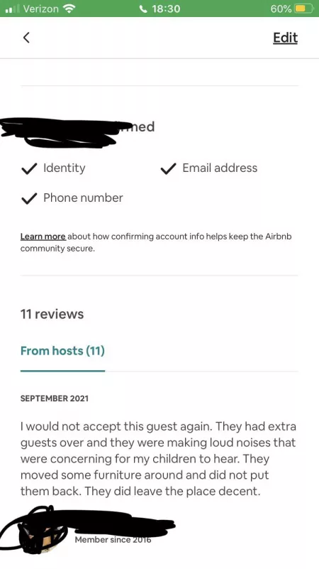 lmao, fuckin’ nailed it. definitely ruined my perfect airbnb review streak, 100% worth it