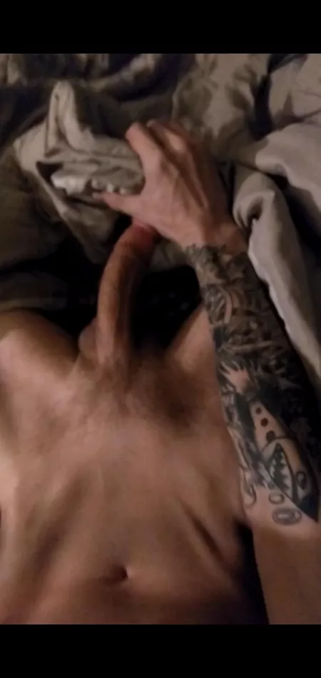 Long cock and tattoos