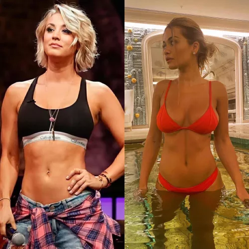 Looking for someone to Roleplay as Kaley Cuoco or Rita Ora for me