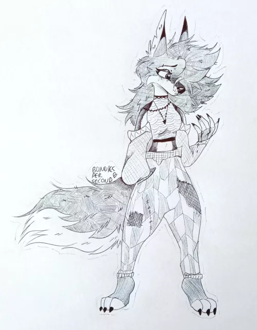 looks like someone cut their hand on accident. (art by me)