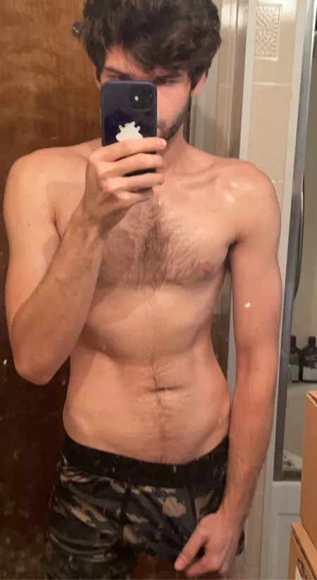 Loving this weather change but means I won’t be able to do shirtless yard work much longer