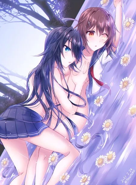 Luscious lesbian lovers