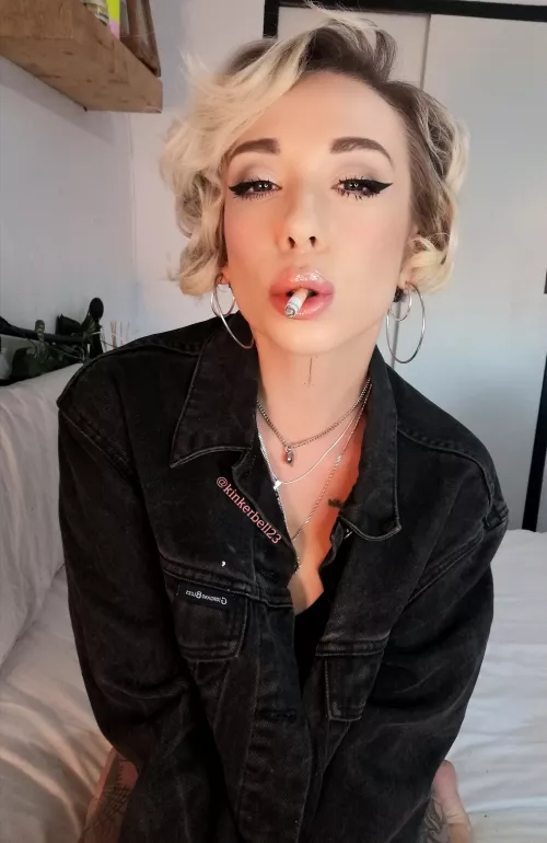 Making sure my denim jacket smells good