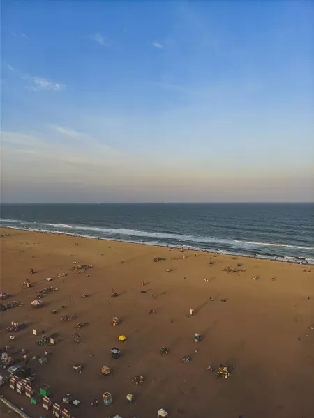 Marina Beach, Chennai, India.