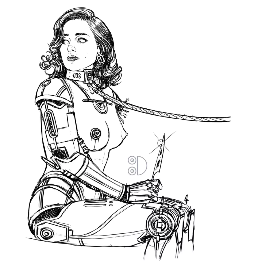 Maul found that Qi’ra could be more easily controlled by fusing her with parts from a protocol droid [F -> robot] (Tittydispenser)