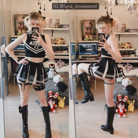 Me and ma gothic cheer costume